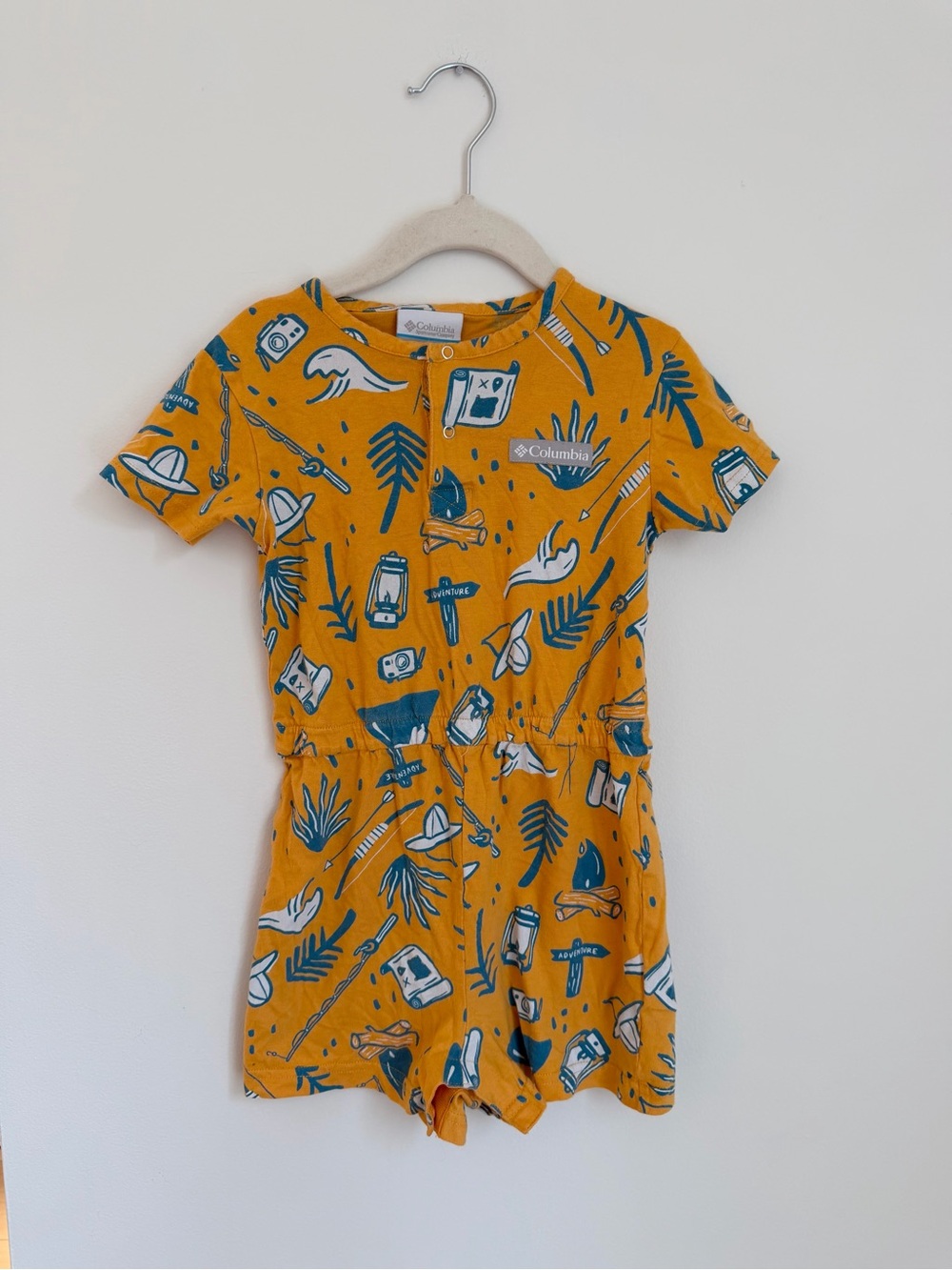 Columbia Adventurer Romper with Diaper Snaps (Size 4T)